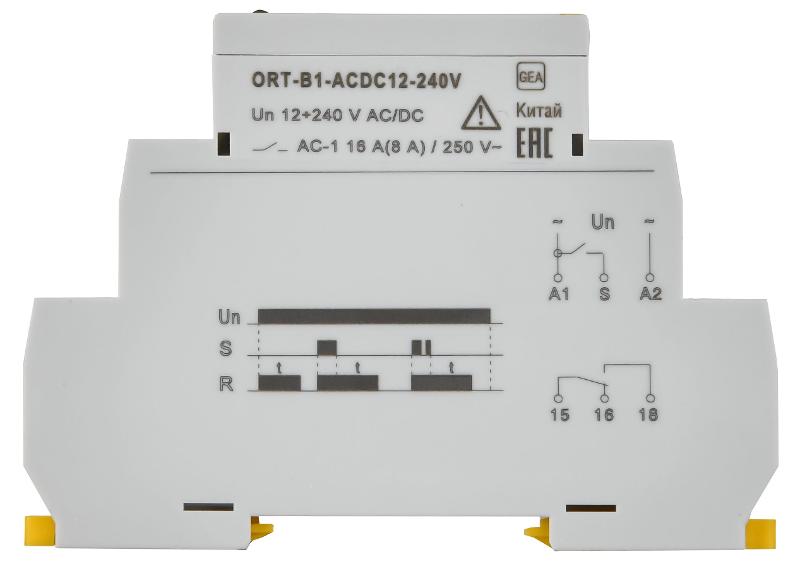 Реле задержки выключения ORT. 1 конт. 12-240 В AС/DC  | ORT-B1-ACDC12-240V | IEK — миниатюра 3