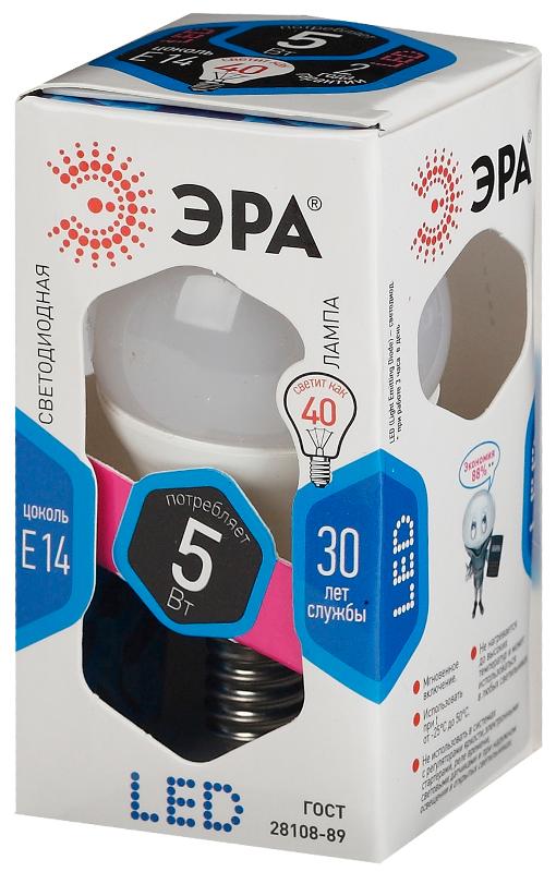 Лампа светодиодная LED P45-5W-840-E14 | Б0028487 | ЭРА — миниатюра 2