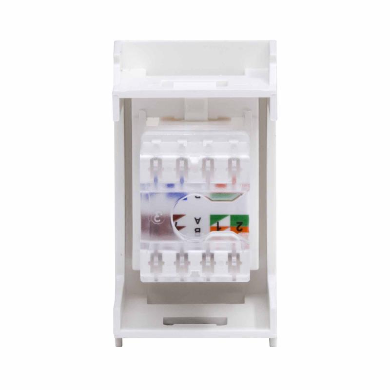 Viva белый розетка компьютерная RJ45 категория 6 UTP 1мод | 45058 | DKC — миниатюра 4