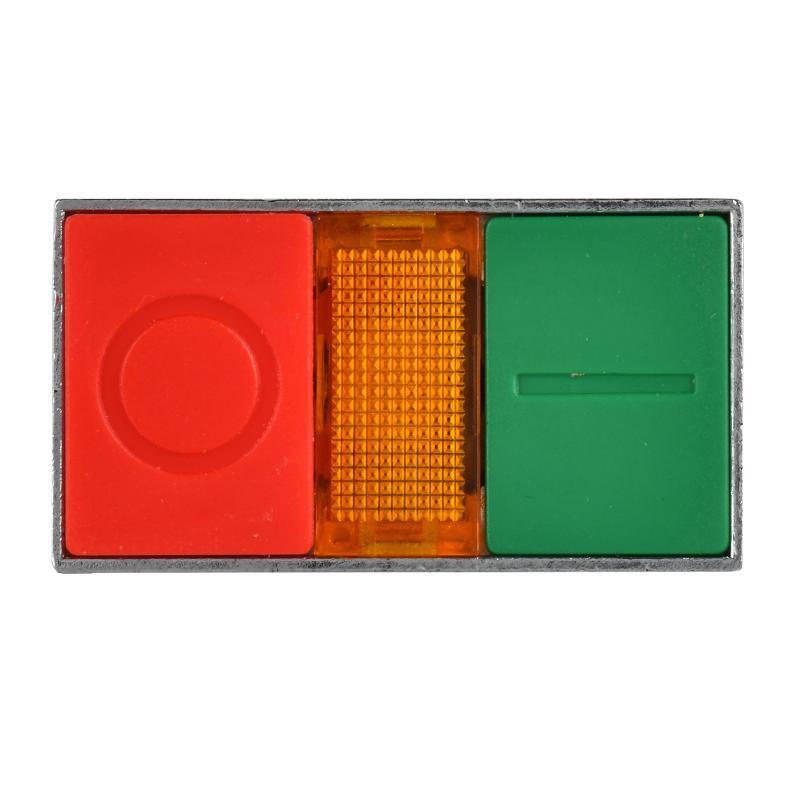 Кнопка управления LAY5-BW8465 "I-O" сдвоенная с подсветкой  | BBD40-BW-K51 | IEK — миниатюра 2