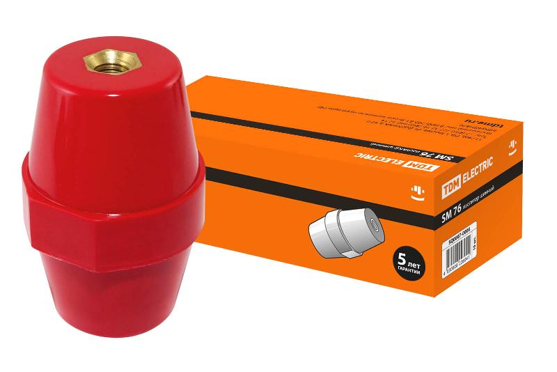 Изолятор SM76 силовой H76xD50xM10мм  | SQ0807-0006 | TDM — TDM ELECTRIC