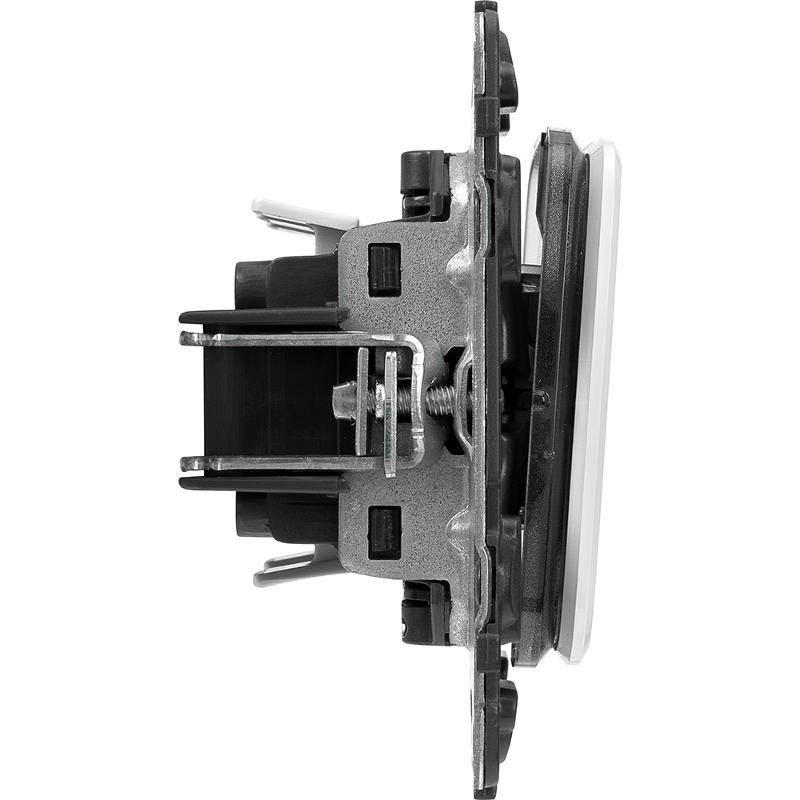 Valena ALLURE DIY Белый Переключатель 2-клавишный 10А 250В — миниатюра 5