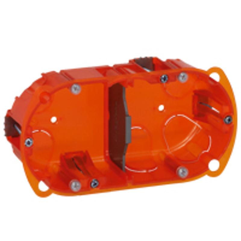 Коробка установочная BATIBOX монт. 2-х мест., 4/5 мод., гл.50мм — миниатюра 2
