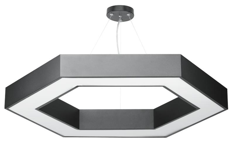 Светильник светодиодный Geometria Hexagon SPO-123-B-40K-045 45Вт 4000K 2500Лм IP40 600*600*80 черный подвесной ЛТ | Б0058879 | ЭРА — ЭРА (Энергия света)