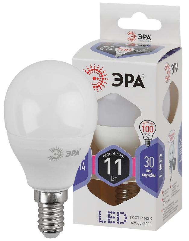 Лампа светодиодная LED P45-11W-860-E14 | Б0032990 | ЭРА — миниатюра 1