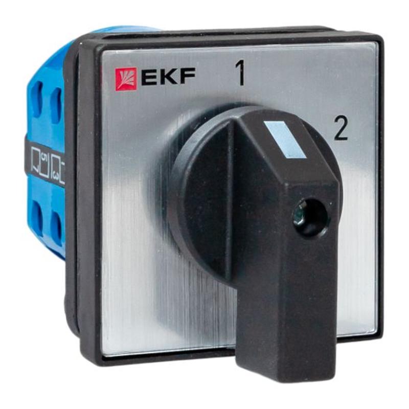 Переключатель кулачковый ПК-1-52 10А 2P «1-2» IP65 | pk-1-52-10-65 | EKF — миниатюра 1