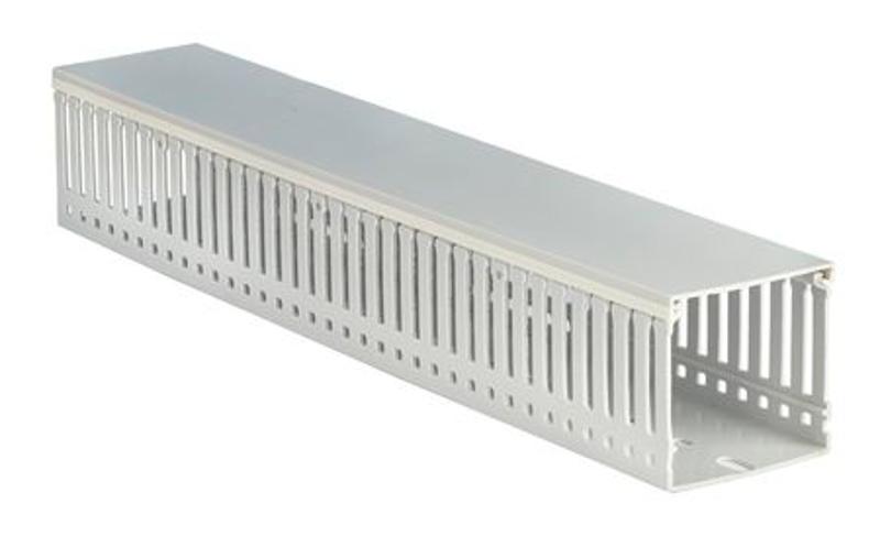 Короб перфорированный, без галогенов, светло-серый RLHF6 80x40 | 01153RLHF | DKC — DKC (ДКС)