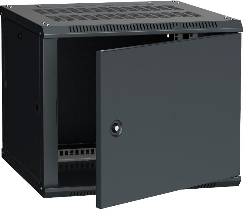 Шкаф LINEA W 9U 600x600 мм дверь металл, RAL9005 | LWR5-09U66-MF | ITK — ITK