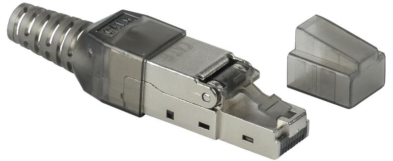 Разъём RJ-45 FTP для кабеля кат.6A полевая заделка | CS3-1C6AF-Q | ITK — ITK