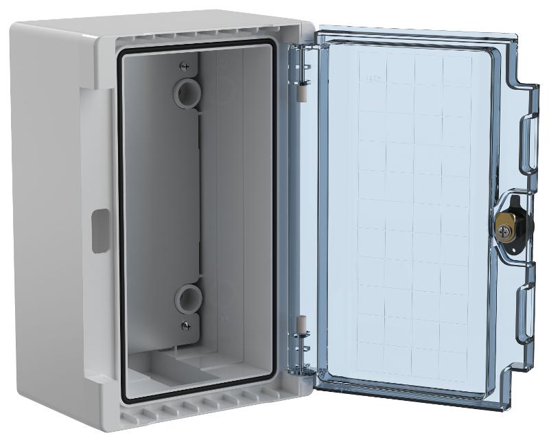 TETRA Корпус пластик. ЩМПп 300х200х130мм прозр. IP66 | TR5-11-N-030-20-13-65 | IEK — миниатюра 2