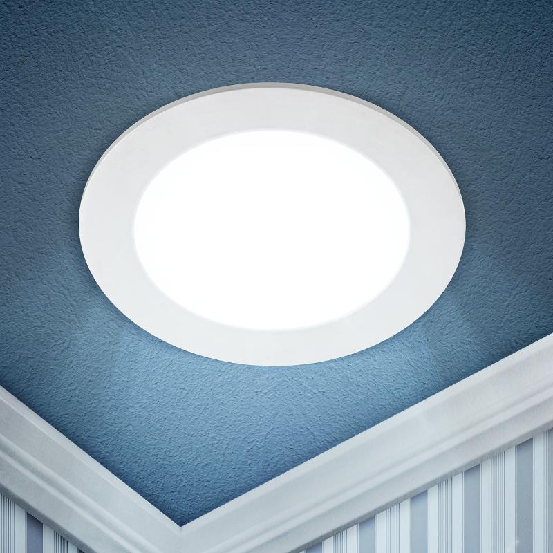 Светильник светодиодный встраиваемый downlight LED 1 24Вт 6500К белый круг | Б0019835 | ЭРА — ЭРА (Энергия света)