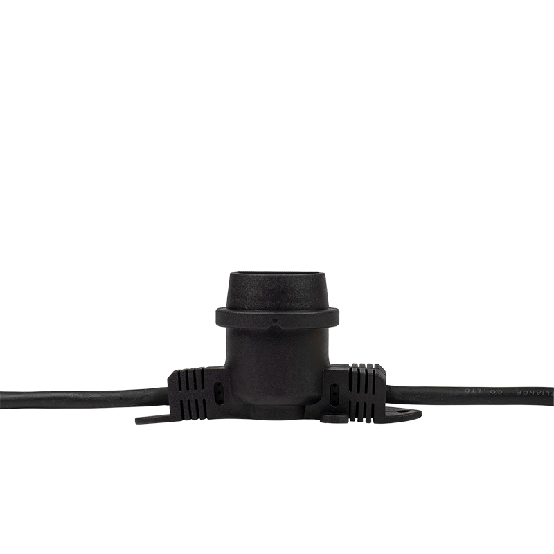 Уличная гирлянда белт-лайт PBL-S40/ L12+1.5 Black E27 (универс.крепл, без ламп) IP65 | .5040564A | Jazzway — миниатюра 6