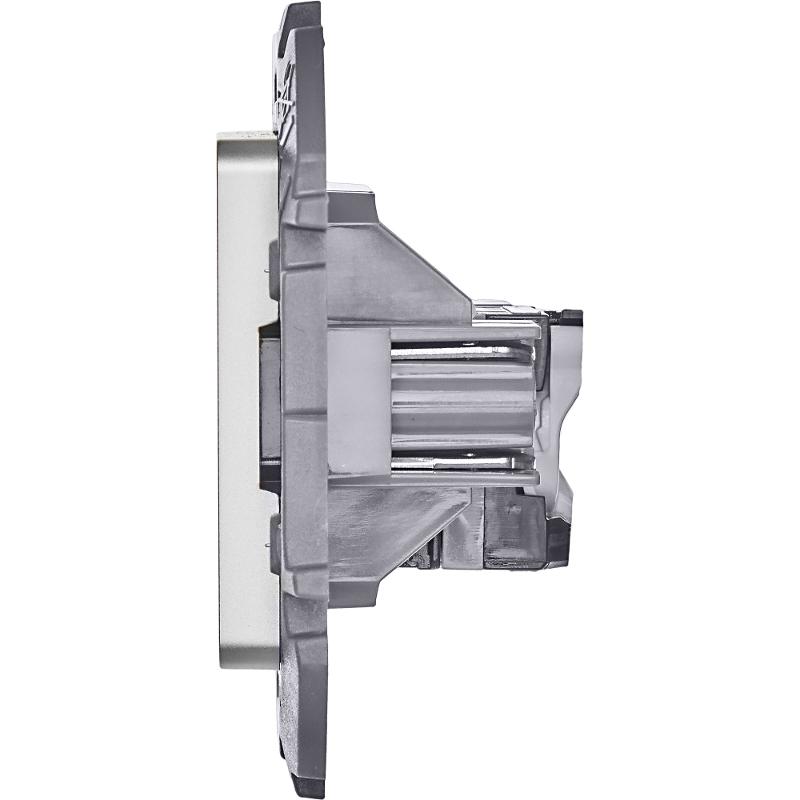 Inspiria Алюминий Розетка компьютерная RJ45 С/У категория 5e UTP — миниатюра 6