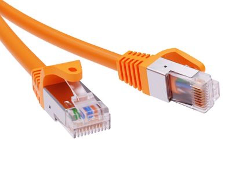Патч-корд экранированный CAT6A F/UTP 4х2, LSZH, оранжевый, 3.0м | RN6AFU4530OR | DKC — DKC (ДКС)