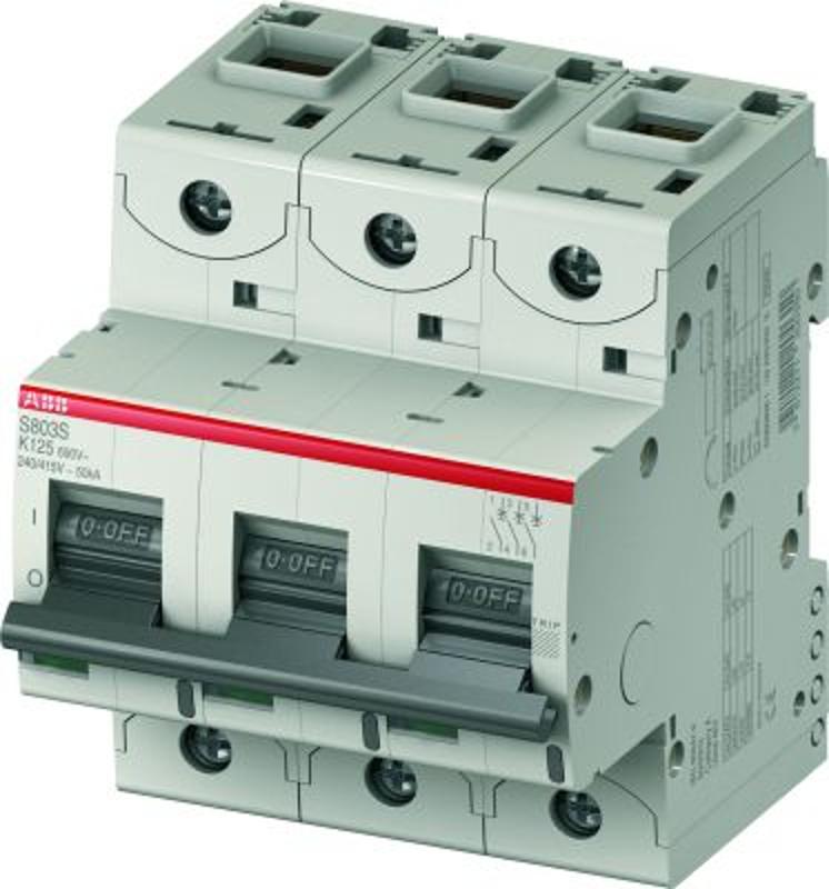 Выключатель автоматический трехполюсный S803C 20А K 25кА (S803C K20) | 2CCS883001R0487 | ABB — ABB