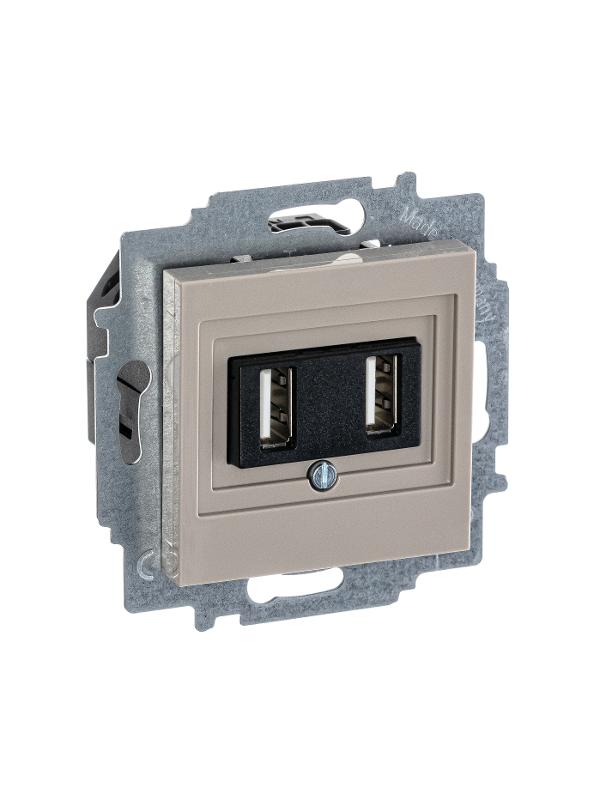 ABB Levit Кофе макиато USB зарядка 2-ая | 5014H-A00040 18W | 2CHH290040A6018 | ABB — миниатюра 2