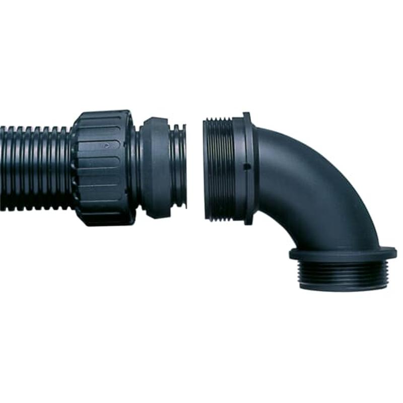 Фитинг ASF13/PG9/C90/BL, 90°, полиамид 66, черный, резьба PG9, d13, 1 шт. в пачке | 7TCA296000R1601 | ABB — ABB