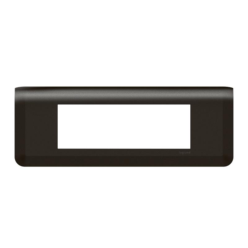 Рамка - Mosaic - 6 модулей - матовая черная | 079056L | Legrand — Legrand