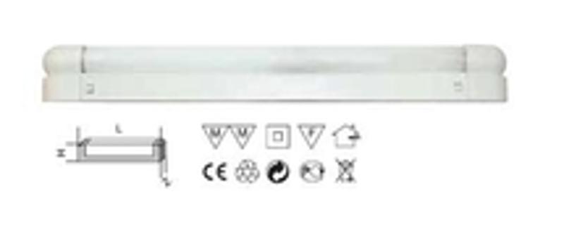 Светильник люминесцентный ЛПБ NEL-D1-E136-T8-840/WH 36Вт Т8 G13 ЭПРА IP20 | 94528 | Navigator — Navigator