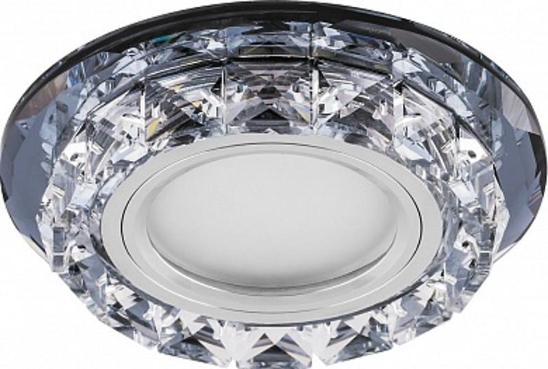 Светильник точечный встраиваемый под лампу, с LED подсветкой CD878 15LED*2835 SMD 4000K, MR16 50W G5.3, прозрачный, прозрачный | 28823 | FERON — Feron