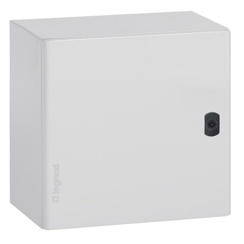 Металлический шкаф Atlantic - IP55 IK10 - RAL 7035 - 600x600x400 - квадратный — миниатюра 2