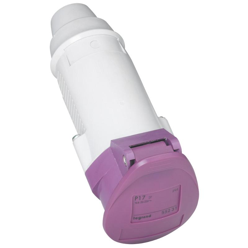 Мобильная розетка - P17 Tempra Pro - IP 44 - 20/25 В~ - 16 A - 2K | 055231 | Legrand — Legrand