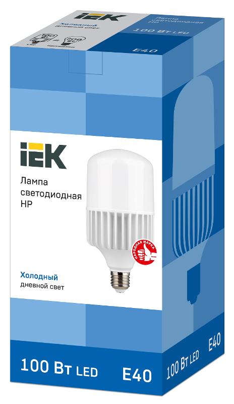 Лампа светодиодная промышленная HP 100Вт 230В 6500К E40 | LLE-HP-100-230-65-E40 | IEK — миниатюра 3