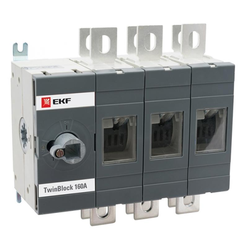 Рубильник 630A 3P реверсивный без рукоятки управления TwinBlock EKF | tb-s-630-3p-rev | EKF — EKF