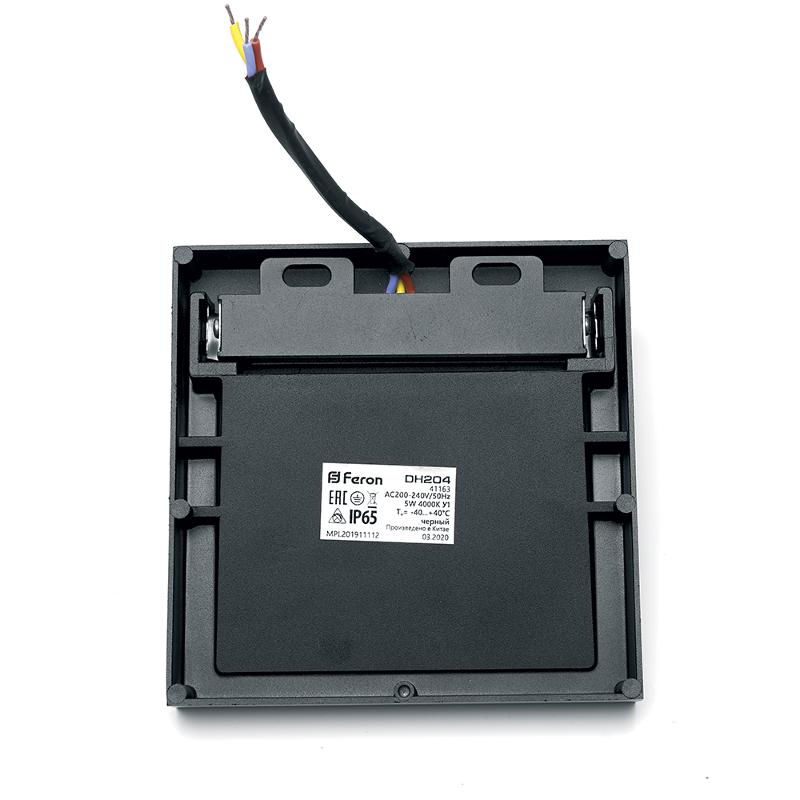 Светильник-подсветка светодиодный встраиваемый DH204 5W 4000K, IP65, серый | 41177 | Feron — миниатюра 4