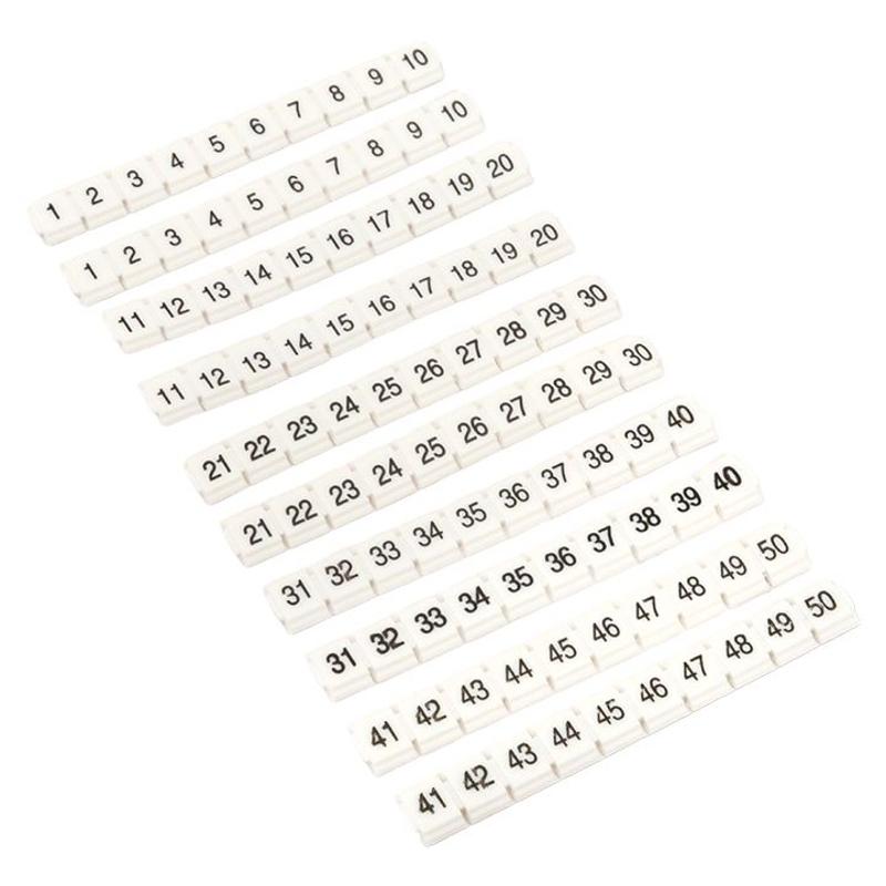 Маркеры для JXB-ST 2,5 NLPE с нумерацией 1-50 (100 шт.) | zb-st-2.5-nlpe-1-50 | EKF — EKF