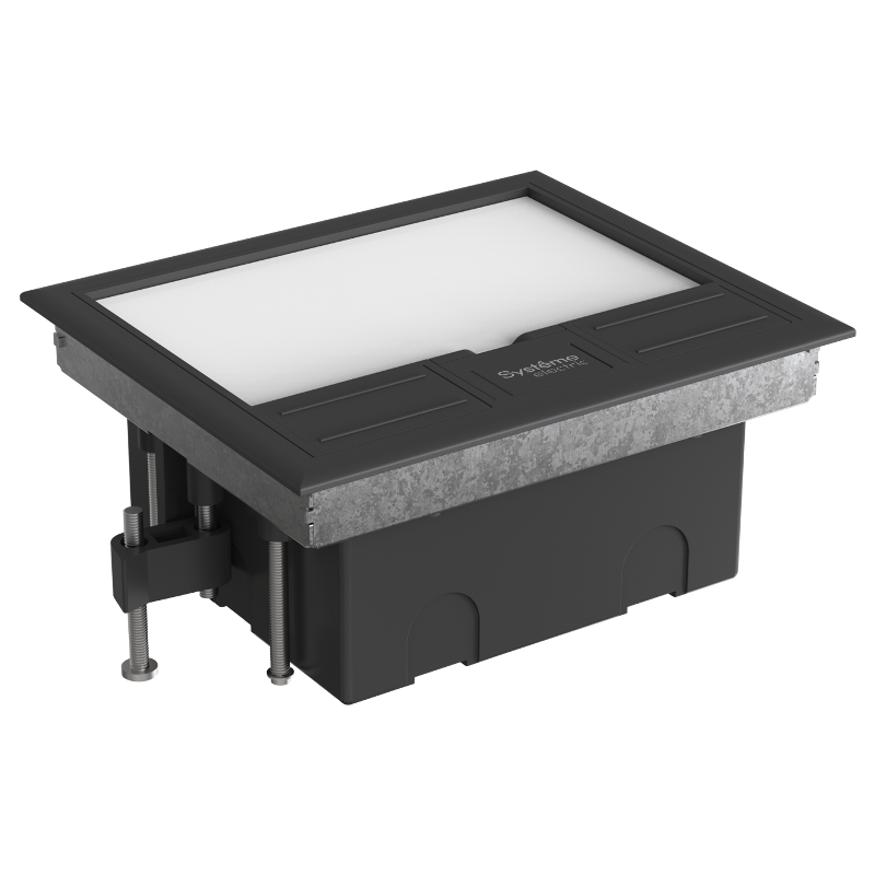 MultiDesk Люк на 8 модулей IP40 для фальшпола с монтажной коробкой, тип MDK10 | MDK10108 | SE — миниатюра 6