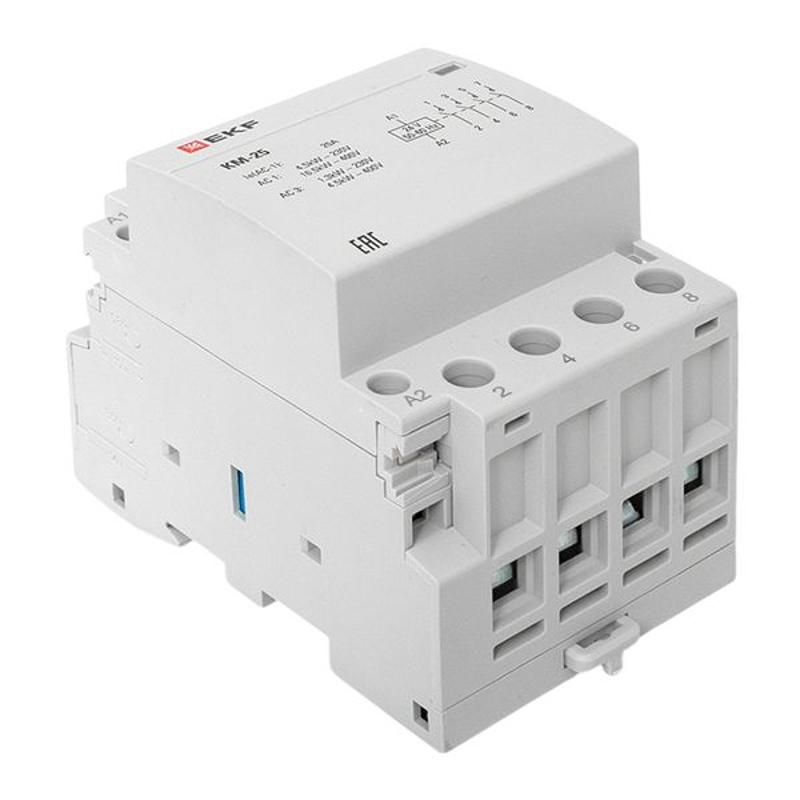 Контактор модульный КМ 25А 4NО (3 мод.) 24В АС PROxima | km-3-25-40-24v | EKF — миниатюра 14