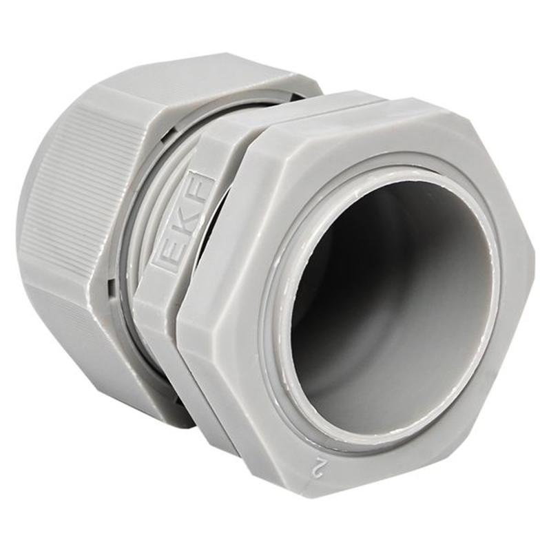 Сальник PG25 IP54 (2 шт) d отв. 31 мм / d провод. 16-21 мм PROxima | plc-pg-25-2-r | EKF — миниатюра 8