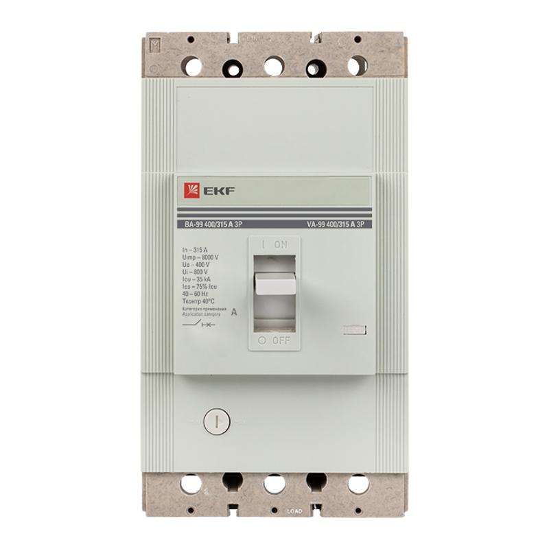 Выключатель автоматический ВА-99 400/315А 3P 35кА EKF PROxima | mccb99-400-315 | EKF — миниатюра 2