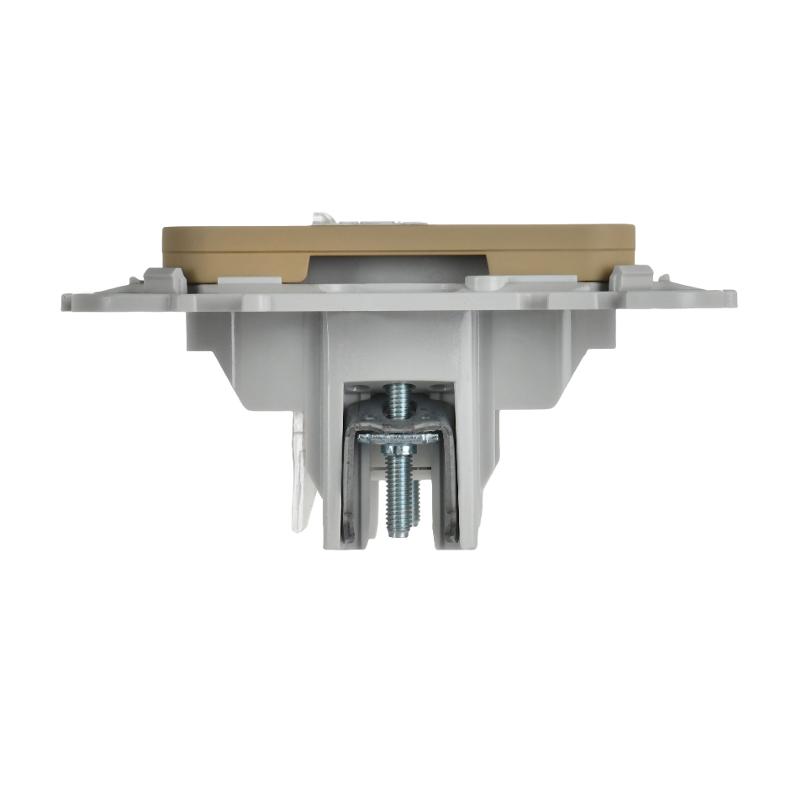 FLITE Розетка 2-ая компьютерная RJ45 кат.5Е UTP РК5е-2-0-ФлХ хаки | FI-K22-1-K59 | IEK — миниатюра 5