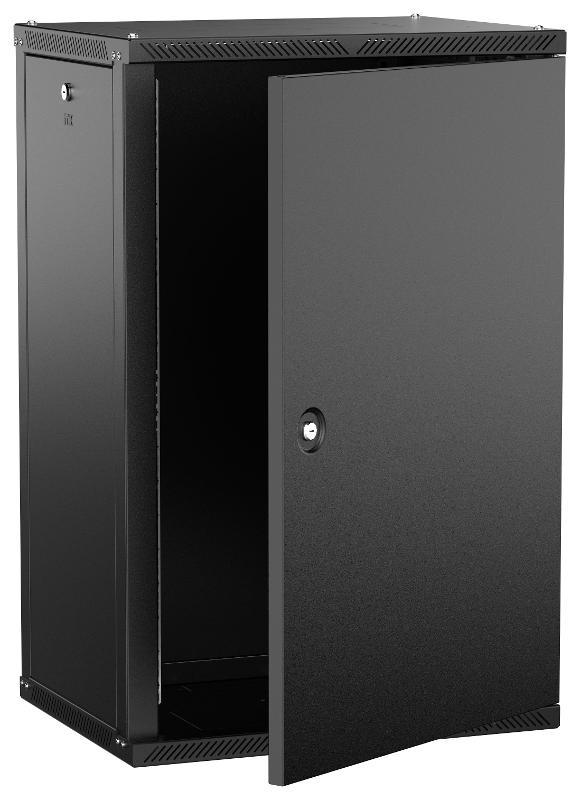 ITK LINEA W Шкаф 18U 600х450мм дверь металл черный 2.0| LWR5-18U64-MF-2| ITK — фото 1 | Sento