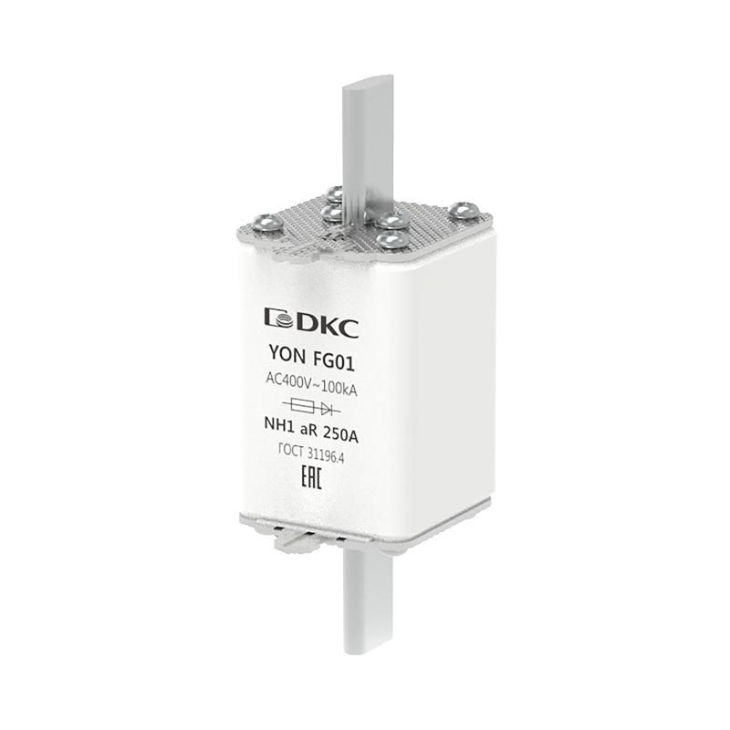 Предохранитель YON ножевого типа FG1 250А 400V характеристика aR | 1FG01-0250-400V-AR | DKC — фото 1 | Sento