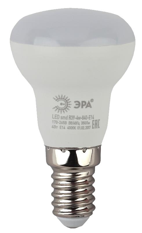 Лампа светодиодная LED 4Вт Е14 4000К СТАНДАРТ smd R39-4w-840-E14 | Б0020555 | ЭРА — миниатюра 5