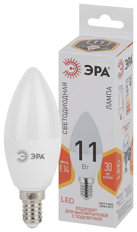 Лампа светодиодная LED B35-11W-827-E14 | Б0032980 | ЭРА — миниатюра 1