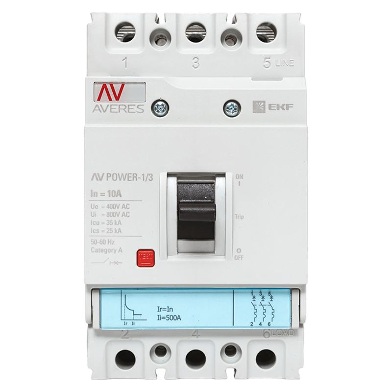 Выключатель автоматический AV POWER-1/3 10А 35kA TR | mccb-13-10-TR-av | EKF — миниатюра 7