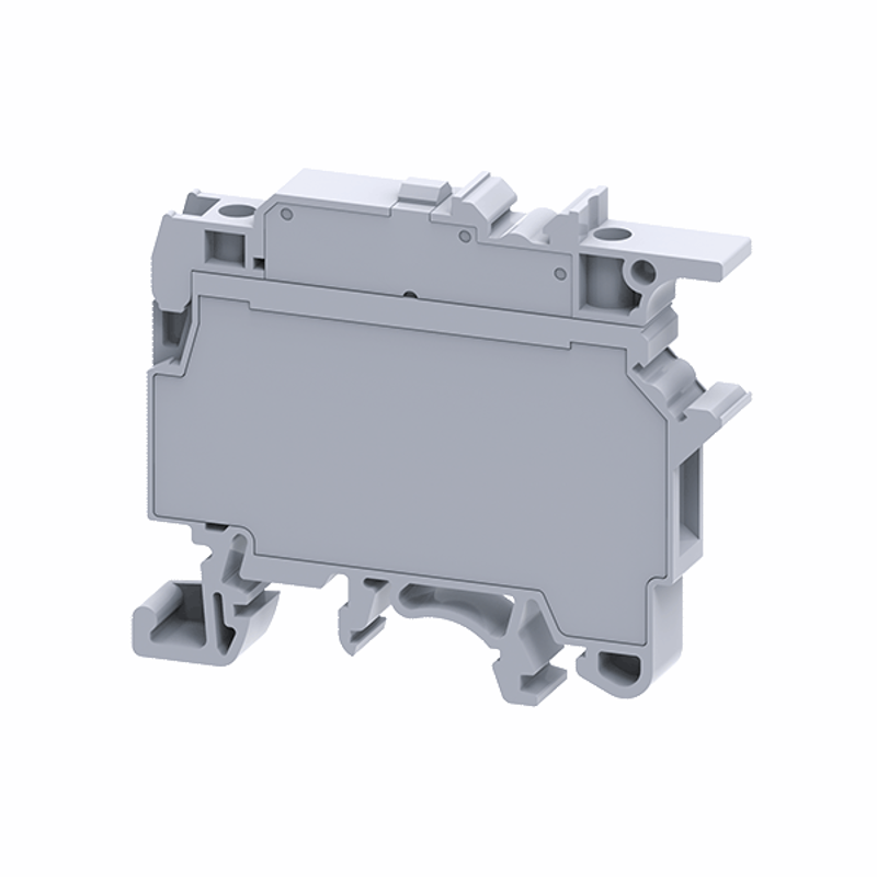 Клемма для предохранителей с индикатором винтовая OptiClip CF-4-HESILED-60V-(5x20)-6,3A-(0,2-6)-серый | 289797 | КЭАЗ — КЭАЗ (Курский электроаппаратный завод)