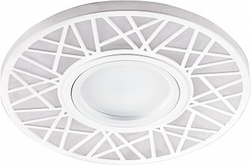 Светильник встраиваемый с LED подсветкой CD991 потолочный MR16 G5.3 белый | 32675 | Feron — Feron