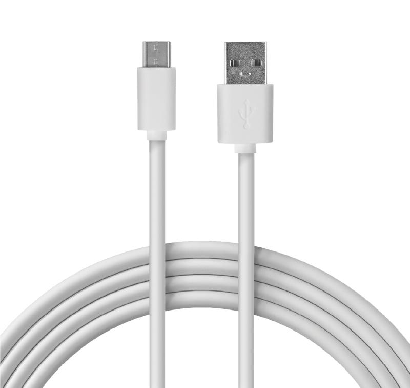 Шнур USB 3.1 type C (male)-USB 2.0 (male) 1 м белый | 18-1881-1 | REXANT — REXANT