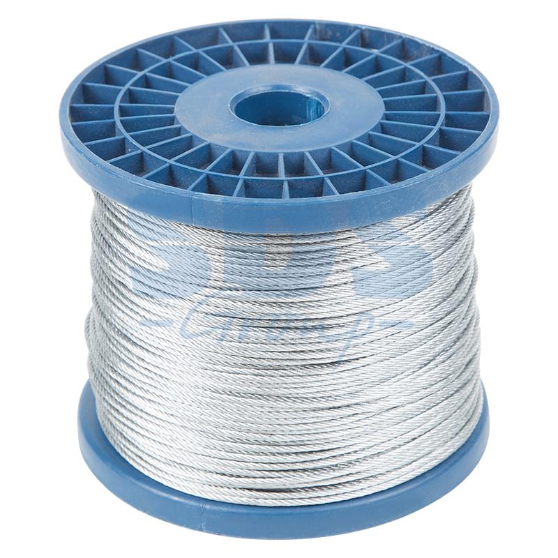 Трос стальной DIN 3055 (6x7) М3 (бобина 200 м) | 09-5530 | REXANT — REXANT