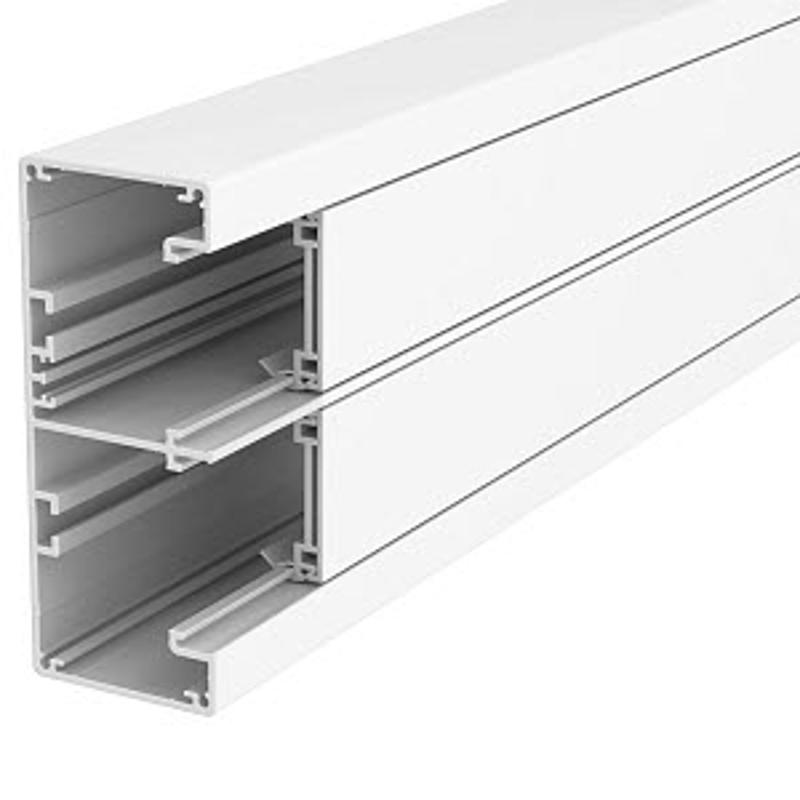 Кабельный канал Rapid 45-2 (с крышкой) 53x130x2000 мм (алюминий,белый) (GA-53130RW) | 6112500 | OBO Bettermann — миниатюра 2