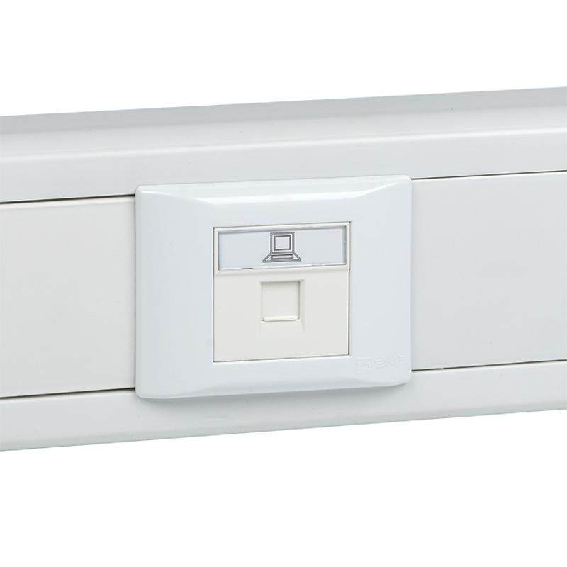 Розетка RJ45, категории 5е (ширина 2 модуля) | E2MK015E-135-10 | EKF — миниатюра 6