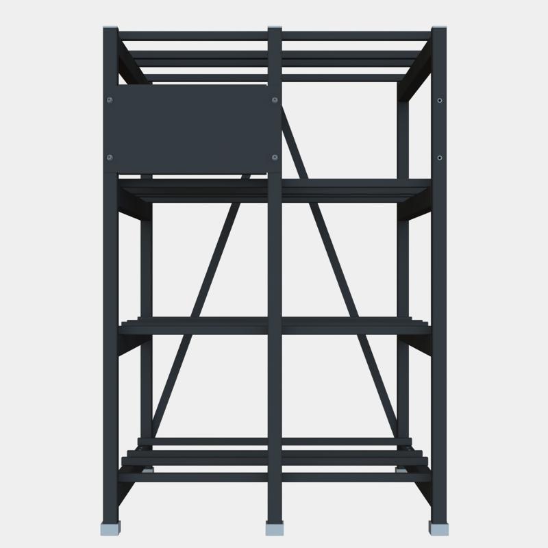 Стеллаж 4 полочный 2 ряда 960х935х1430 | R4N2R969314AT | SE — Systeme Electric