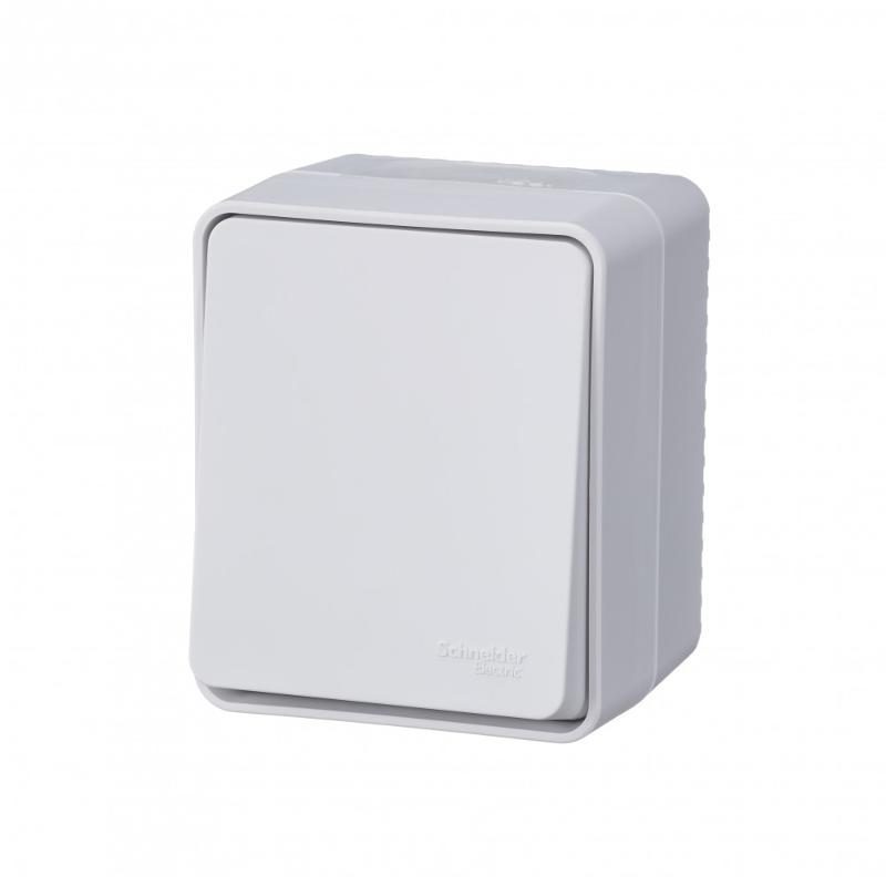 AtlasDesign Profi54 Белый О/У Переключатель 1-клавишный 10 АХ  | ATN540161 | SE — Systeme Electric