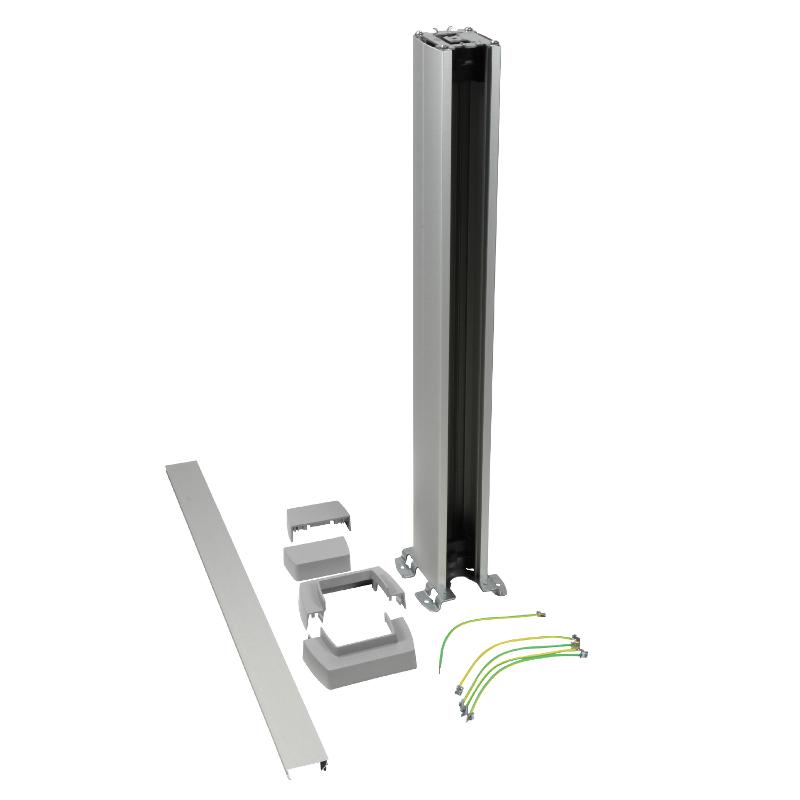 Snap-On мини-колонна алюм с крышкой 1 секция, высота 0,68 м | 653004 | Legrand — Legrand