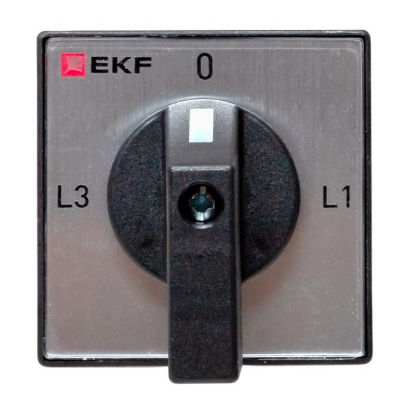 Переключатель кулачковый ПК-1-94 10А 4P для амперметра IP65 | pk-1-94-10-65 | EKF — миниатюра 2